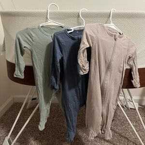 3 Bamboo Modern Moments Footie Pajamas